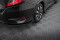 Street Pro Heckschürze Heck Ansatz Diffusor für Honda Civic Mk10 SCHWARZ+ HOCHGLANZ FLAPS