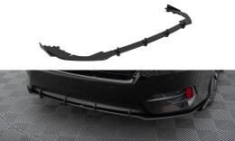 Street Pro Heck Ansatz Flaps Diffusor +Flaps für Honda Civic Mk10 SCHWARZ-ROT