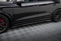Carbon Fiber Seitenschweller Ansatz Leisten passend für Audi RSQ8 Mk1