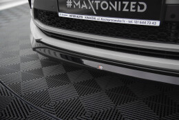 Cup Spoilerlippe Front Ansatz V.2 passend für Skoda Kodiaq RS Mk1 Facelift schwarz Hochglanz