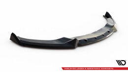 Cup Spoilerlippe Front Ansatz V.4 passend für BMW 4er Coupe / Gran Coupe / Cabrio M-Paket F32 / F36 / F33 schwarz Hochglanz