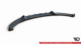 Cup Spoilerlippe Front Ansatz V.4 passend für BMW 4er Coupe / Gran Coupe / Cabrio M-Paket F32 / F36 / F33 schwarz Hochglanz