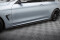 Seitenschweller Ansatz Cup Leisten V.2 passend für BMW 4er Coupe / Gran Coupe / Cabrio M-Paket F32 / F36 / F33 schwarz Hochglanz