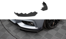 Front Stoßstange Flaps für BMW 4er Coupe / Gran Coupe / Cabrio M-Paket F32 / F36 / F33  schwarz Hochglanz