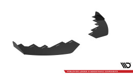 Front Stoßstange Flaps passend für BMW 4er Coupe / Gran Coupe / Cabrio M-Paket F32 / F36 / F33 schwarz Hochglanz