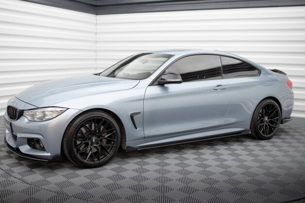 Seitenschweller Flaps passend für BMW 4er Coupe M-Paket F32 FLAPS HOCHGLANZ