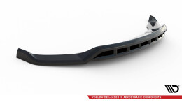 Cup Spoilerlippe Front Ansatz V.3 passend für Porsche Macan Mk1 schwarz Hochglanz