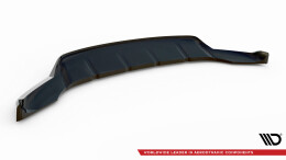Cup Spoilerlippe Front Ansatz V.3 passend für Porsche Macan Mk1 schwarz Hochglanz