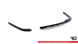 Mittlerer Cup Diffusor Heck Ansatz DTM Look passend für BMW 3er GT F34 Facelift schwarz Hochglanz