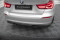 Mittlerer Cup Diffusor Heck Ansatz DTM Look passend für BMW 3er GT F34 Facelift schwarz Hochglanz