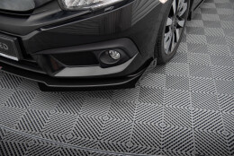 Front Stoßstange Flaps passend für Honda Civic Mk10 FLAPS HOCHGLANZ