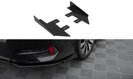 Hintere Seiten Flaps passend für Honda Civic Mk10 schwarz Hochglanz