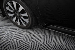 Seitenschweller Flaps passend für Honda Civic Mk10 schwarz Hochglanz