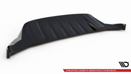 Cup Spoilerlippe Front Ansatz für Porsche Cayenne Mk2 Facelift schwarz Hochglanz