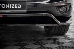 Cup Spoilerlippe Front Ansatz passend für Porsche Cayenne Mk2 Facelift schwarz Hochglanz