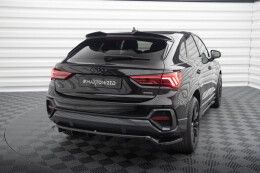 Heck Spoiler Aufsatz Abrisskante 3D passend für Audi Q3 Sportback F3 schwarz Hochglanz