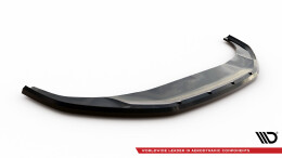 Cup Spoilerlippe Front Ansatz V.1 passend für Audi Q3 Sportback F3 schwarz Hochglanz