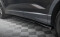Seitenschweller Ansatz Cup Leisten für Audi Q3 Sportback F3 schwarz Hochglanz