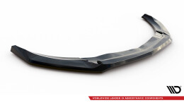 Cup Spoilerlippe Front Ansatz V.3 für Mercedes-AMG CLA 45 Aero C117 Facelift mit AERO Paket schwarz Hochglanz