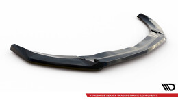 Cup Spoilerlippe Front Ansatz V.3 für Mercedes-AMG CLA 45 Aero C117 FL schwarz Hochglanz