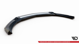 Cup Spoilerlippe Front Ansatz V.4 passend für Mercedes-AMG CLA 45 Aero C117 Facelift schwarz Hochglanz
