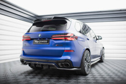 Heck Spoiler Aufsatz Abrisskante 3D V.2 passend für BMW X5 M-Paket G05 schwarz Hochglanz