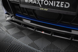 Cup Spoilerlippe Front Ansatz V.1 passend für BMW X5 M-Paket G05 Facelift schwarz Hochglanz