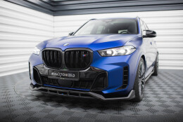 Cup Spoilerlippe Front Ansatz V.2 passend für BMW X5 M-Paket G05 Facelift schwarz Hochglanz