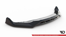 Cup Spoilerlippe Front Ansatz V.2 passend für BMW X5 M-Paket G05 Facelift schwarz Hochglanz