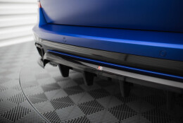 Mittlerer Cup Diffusor Heck Ansatz V.1 passend für BMW X5 M-Paket G05 Facelift schwarz Hochglanz
