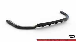 Mittlerer Cup Diffusor Heck Ansatz V.1 passend für BMW X5 M-Paket G05 Facelift schwarz Hochglanz