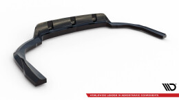 Mittlerer Cup Diffusor Heck Ansatz V.1 passend für BMW X5 M-Paket G05 Facelift schwarz Hochglanz
