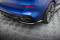 Mittlerer Cup Diffusor Heck Ansatz DTM Look V.1 für BMW X5 M-Paket G05 Facelift schwarz Hochglanz