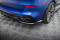 Mittlerer Cup Diffusor Heck Ansatz V.1 passend für BMW X5 M-Paket G05 Facelift schwarz Hochglanz