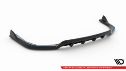 Mittlerer Cup Diffusor Heck Ansatz DTM Look V.2 für BMW X5 M-Paket G05 FL schwarz Hochglanz