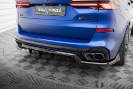 Street+ Mittlerer Diffusor RACE Heck Ansatz V.2 passend für BMW X5 M-Paket G05 FL schwarz Hochglanz