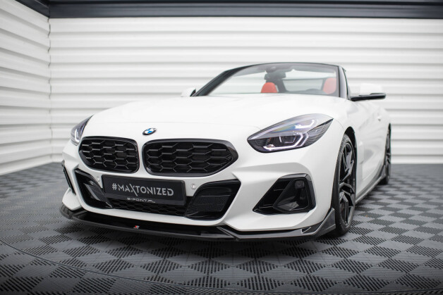 Cup Spoilerlippe Front Ansatz V.3 passend für BMW Z4 M40i / M-Paket G29 Facelift schwarz Hochglanz