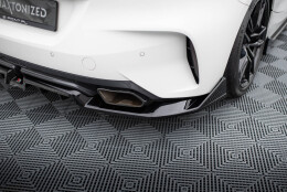 Mittlerer Cup Diffusor Heck Ansatz DTM Look passend für BMW Z4 M40i G29 schwarz Hochglanz