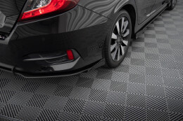 Street Pro Heck Ansatz Flaps Diffusor +Flaps für Honda Civic Mk10