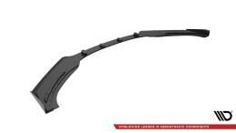 Street Pro Cup Spoilerlippe Front Ansatz passend für Audi TT S / S-Line 8S SCHWARZ+ HOCHGLANZ FLAPS
