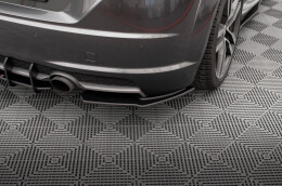 Street Pro Heck Ansatz Flaps Diffusor für Audi TT S-Line 8S schwarz