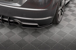Street Pro Heck Ansatz Flaps Diffusor passend für Audi TT S-Line 8S SCHWARZ