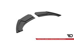 Street Pro Heck Ansatz Flaps Diffusor passend für Audi TT S-Line 8S SCHWARZ