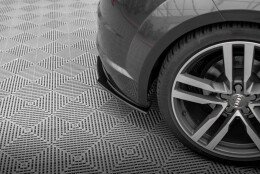 Street Pro Heck Ansatz Flaps Diffusor passend für Audi TT S-Line 8S rot