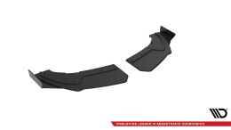Street Pro Heck Ansatz Flaps Diffusor für Audi TT S-Line 8S ROT+ HOCHGLANZ FLAPS