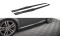 Street Pro Seitenschweller Ansatz Cup Leisten für Audi TT S / S-Line 8S SCHWARZ