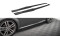 Street Pro Seitenschweller Ansatz Cup Leisten passend für Audi TT S / S-Line 8S SCHWARZ