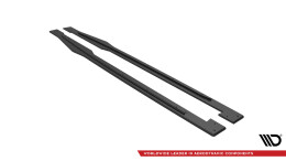 Street Pro Seitenschweller Ansatz Cup Leisten für Audi TT S / S-Line 8S ROT