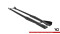 Street Pro Seitenschweller Ansatz Cup Leisten passend für Audi TT S / S-Line 8S SCHWARZ+ HOCHGLANZ FLAPS