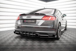Street Pro Heckschürze Heck Ansatz Diffusor passend für Audi TT S-Line 8S SCHWARZ